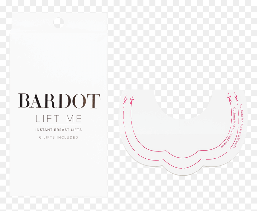 Lift Me Instant Breast Lifts In Colour Bright White - Carmine, HD Png Download - cut here png