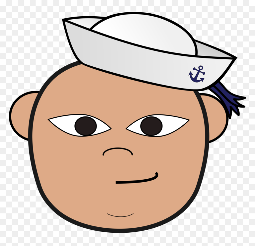 Clipart Sailor Cowboy Hat Clip Art Indian Chief Clip - Sailor Head, HD Png Download - indian chief png