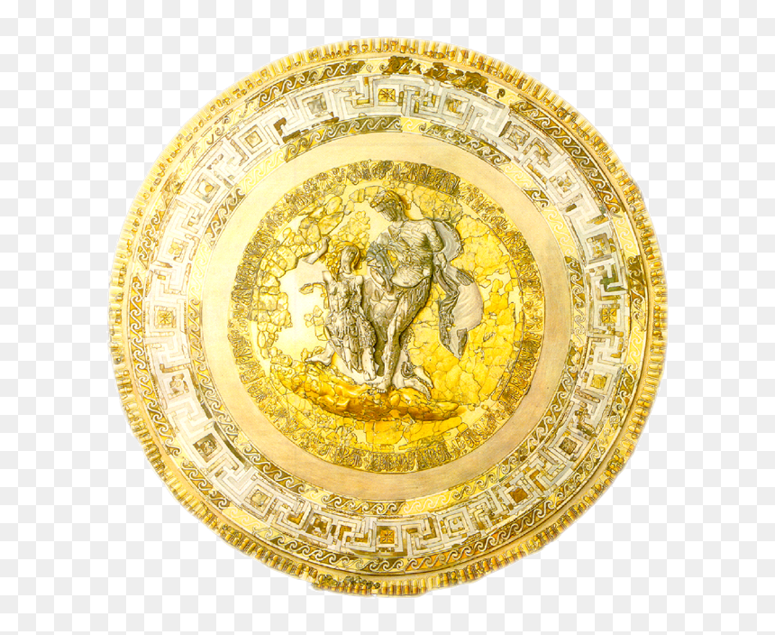 Philip Of Macedon Tomb Shield, HD Png Download - alexander the great png
