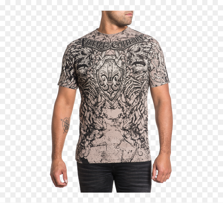 Футболка Xtreme Couture Alexander The Great By Affliction - Tattoo, HD Png Download - alexander the great png