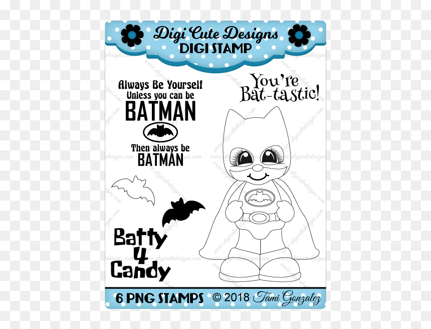 Bat Boy Digi Stamp-batman, Halloween, Comic, Bats - Independence Day, HD Png Download - batman bats png