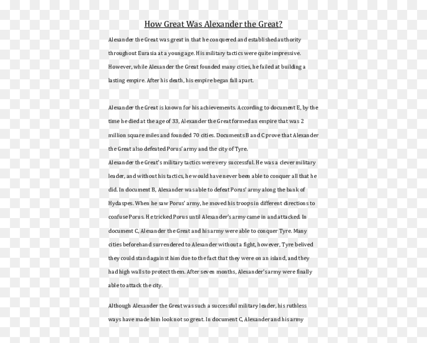 Document, HD Png Download - alexander the great png