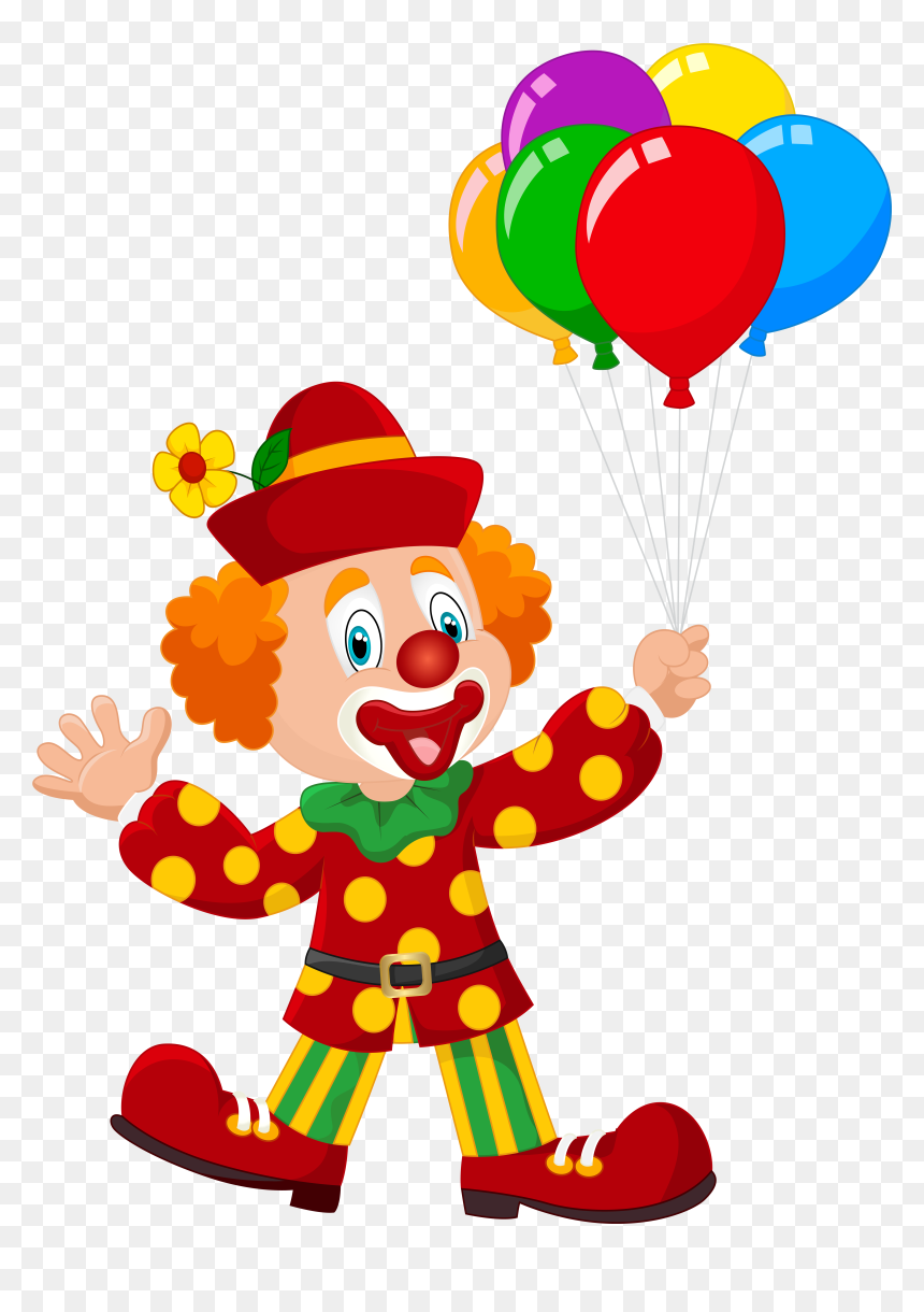 Clown Clipart Transparent, HD Png Download - circus clown png