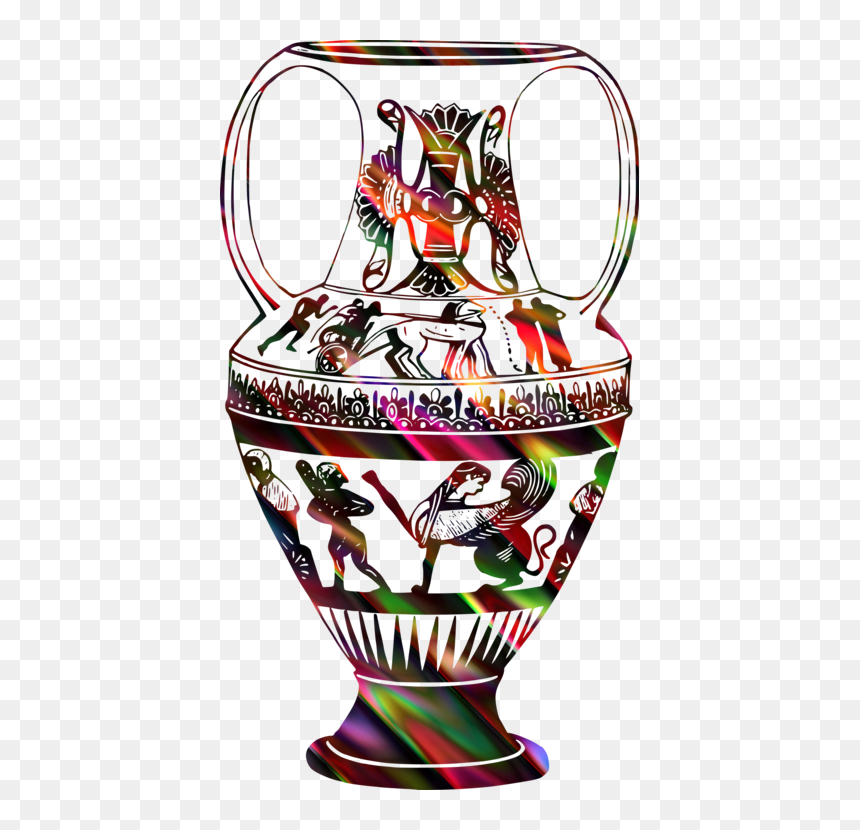Ode On A Grecian Urn Pottery Of Ancient Greece - Ancient Greek Urn Drawing, HD Png Download - greek leaves png
