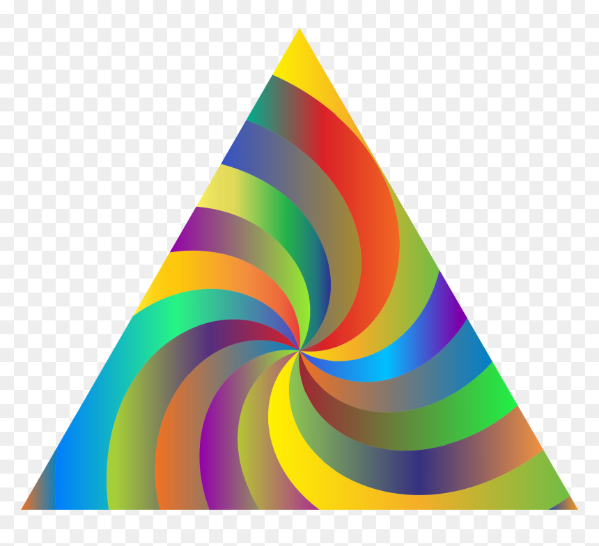 Triangle Clipart, HD Png Download - cone shape png