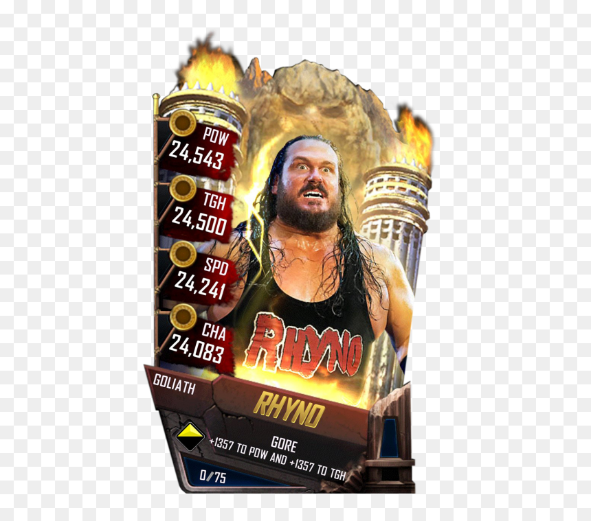 Finn Balor Wwe Supercard, HD Png Download - rhyno png