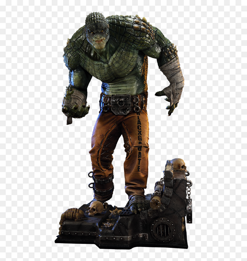 Arkham Origins Killer Croc Statue, HD Png Download - killer croc png