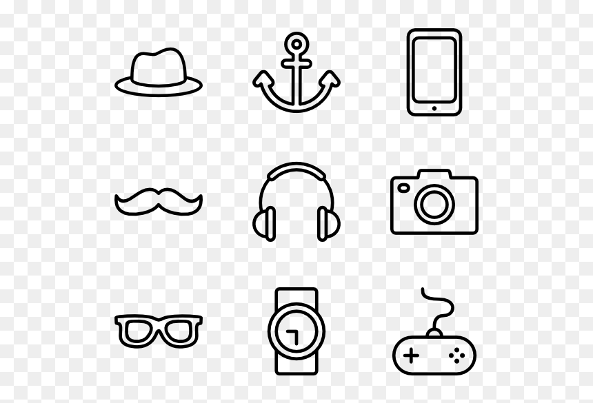Clip Art, HD Png Download - beard vector png