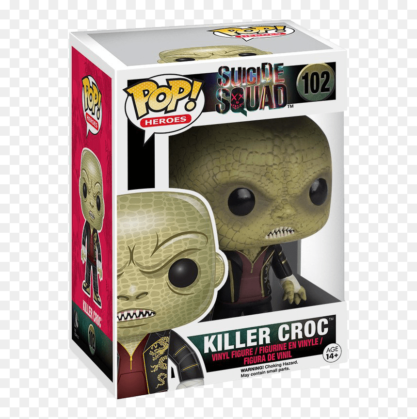 Suicide Squad Killer Croc Funko Pops, HD Png Download - killer croc png
