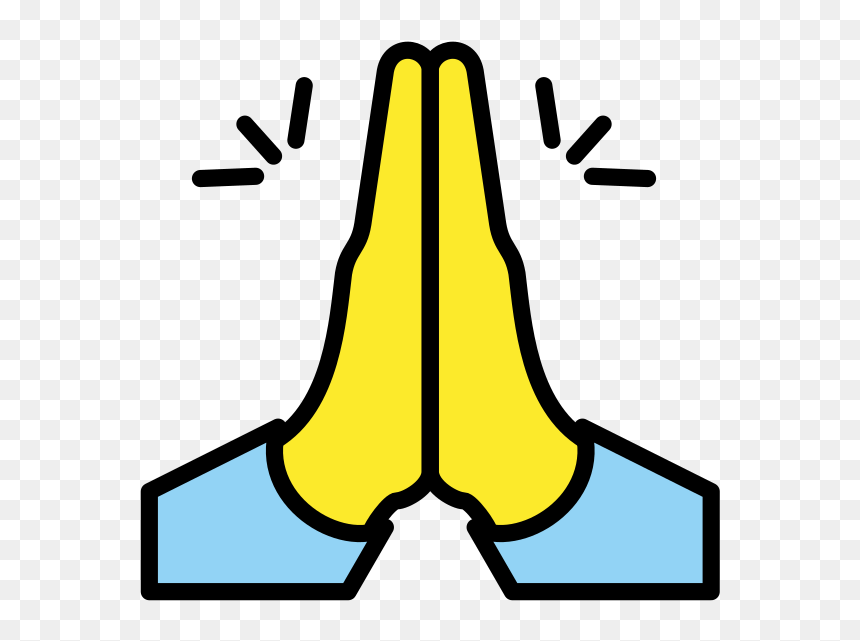 Hand, HD Png Download - prayer emoji png