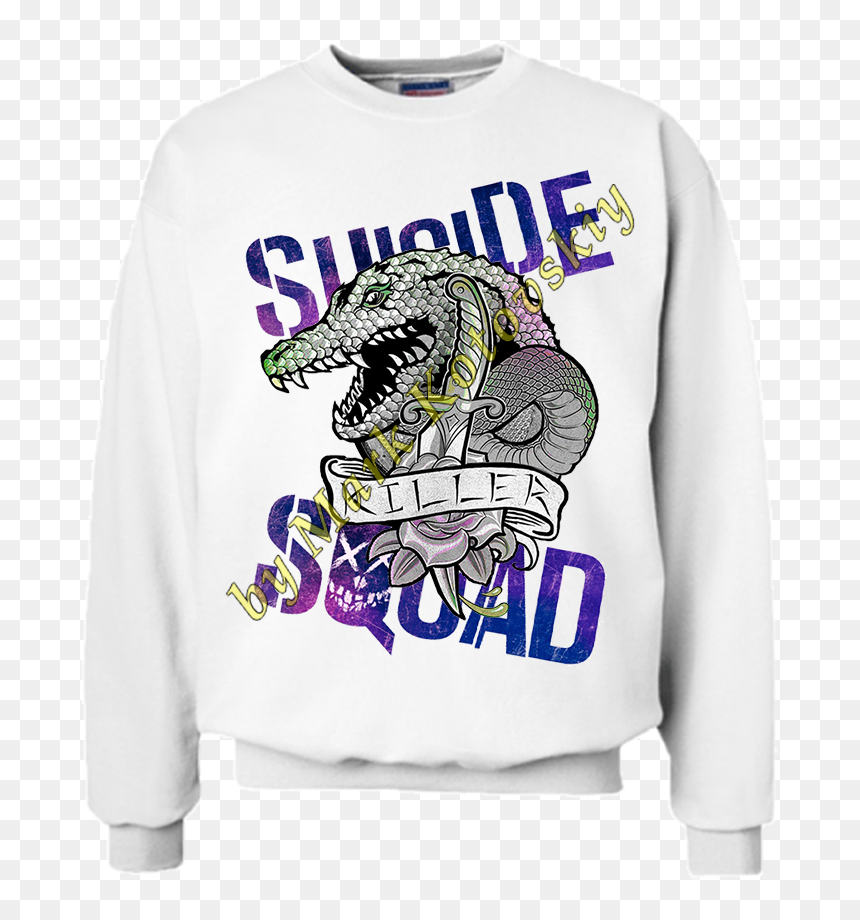 Sweatshirt, HD Png Download - killer croc png