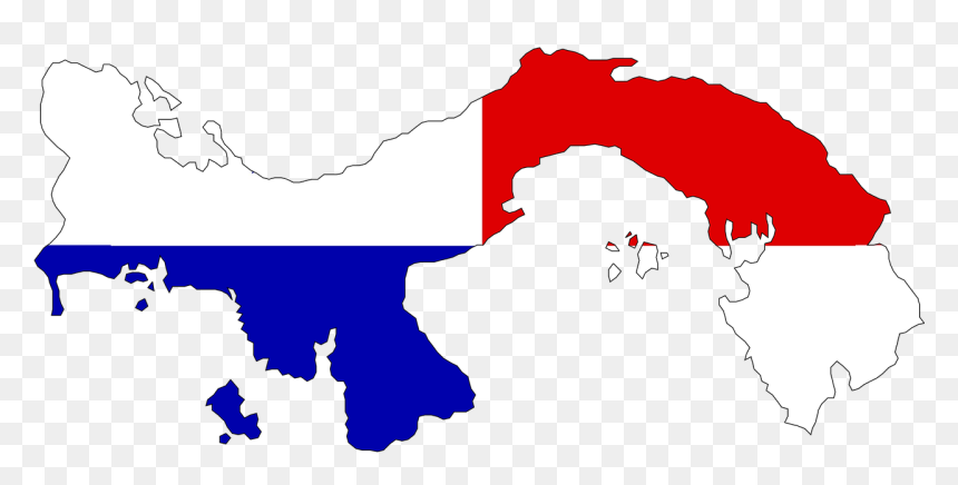 Panama Central America Flag Free Photo - Panama Flag And Map, HD Png Download - latin america flags png