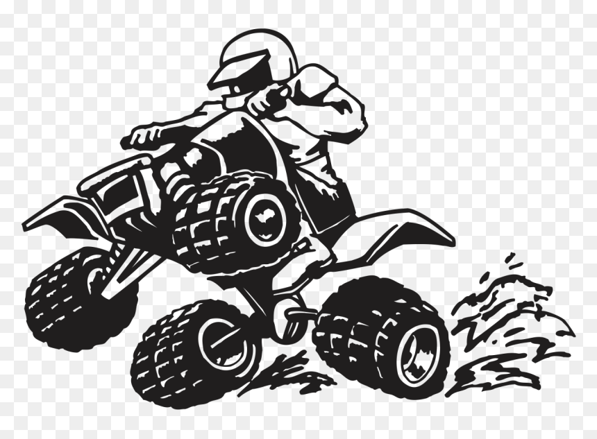 Car Decal All-terrain Vehicle Sticker Motorcycle - Quad Clipart, HD Png Download - car decal png
