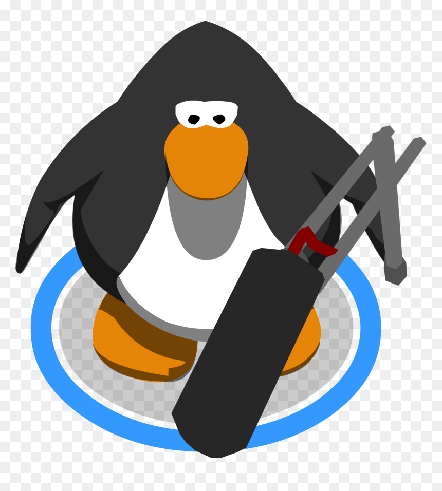 Boom Mic In-game - Club Penguin Penguin Sprite, HD Png Download - boom mic png
