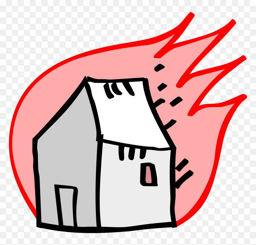 Solea"s Burning House - Burning Church Clipart, HD Png Download - burning cigarette png