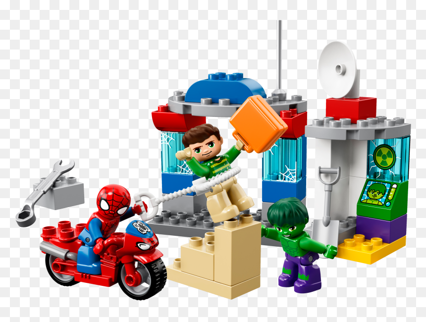 Lego Duplo Spider Man & Hulk Adventures 10876, HD Png Download - lego spiderman png