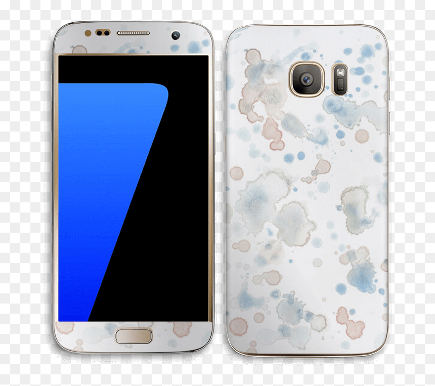 Lovely Watercolor Splash Skin For Your Laptop - Apple Iphone 8, HD Png Download - samsung s7 png