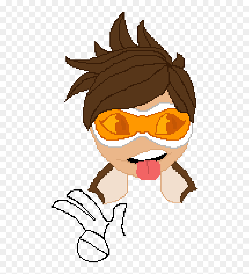 Cartoon, HD Png Download - tracer goggles png