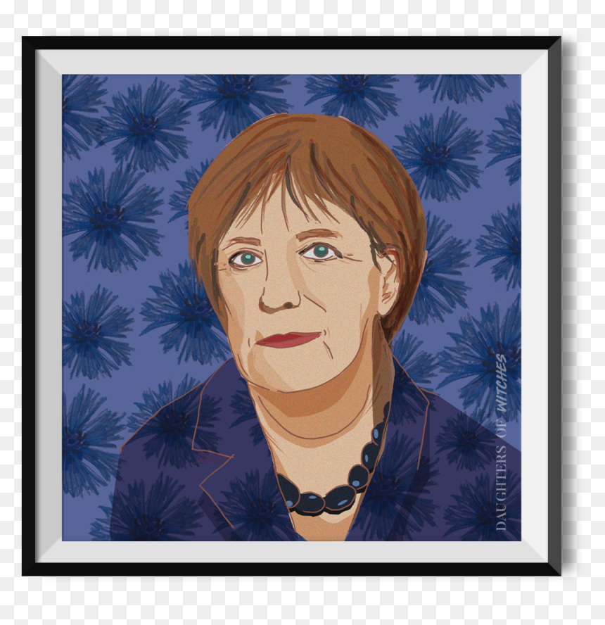 Picture Frame, HD Png Download - angela merkel png