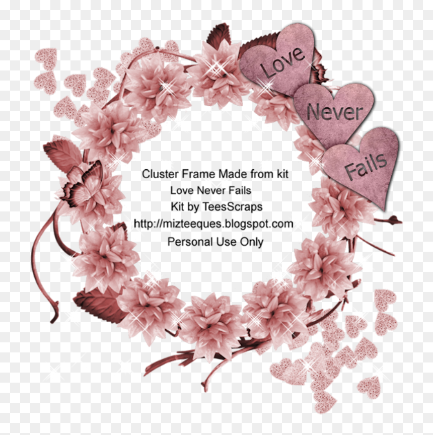 Floral Design, HD Png Download - heart cluster png