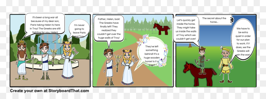 Cartoon, HD Png Download - trojan horse png