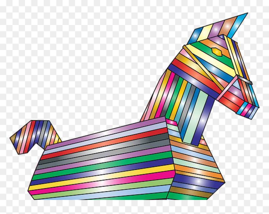 Cartoon Trojan Horse - Horse, HD Png Download - trojan horse png