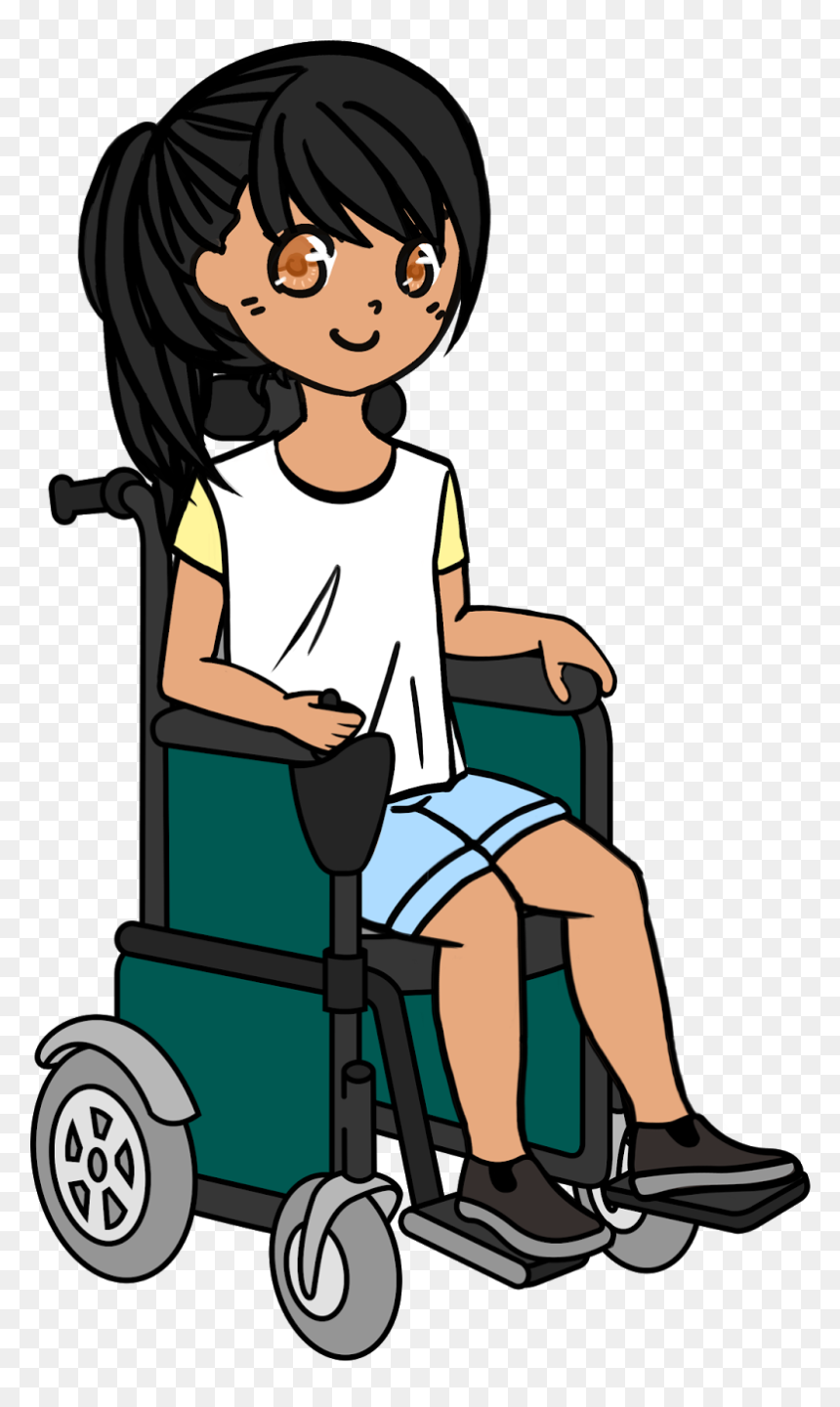 Sitting, HD Png Download - wheelchair person png