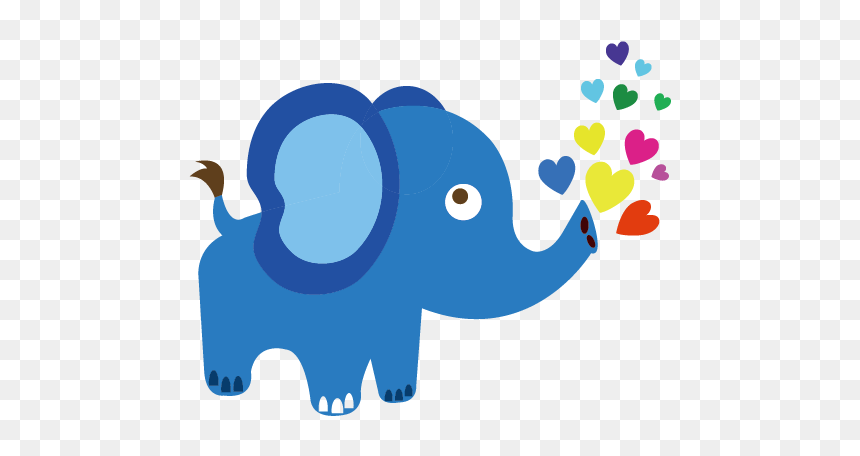 Indian Elephant Clip Art - Clipart Cute Cartoon Elephant Png, Transparent Png - cartoon elephant png