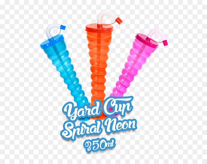 Yard Cup Flat Cover Neon - Plastic, HD Png Download - neon palm tree png