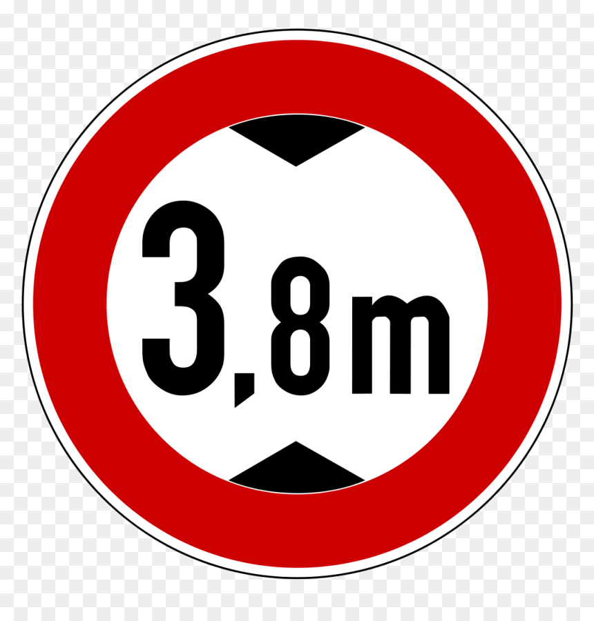 Max Height Sign Germany - Circle, HD Png Download - traffic signs png