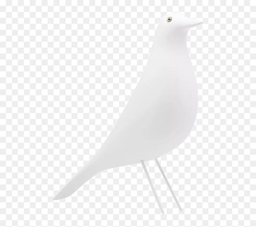 Eames White Decorative Bird - European Herring Gull, HD Png Download - lounge chair png