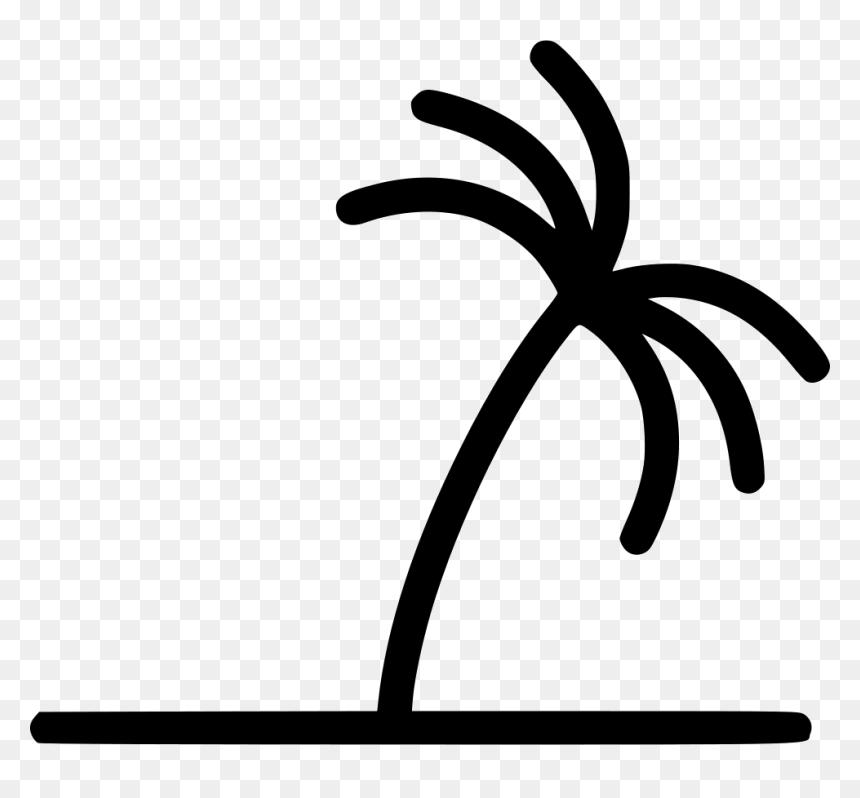 Palm Tree - Palm Tree Line Icon, HD Png Download - neon palm tree png