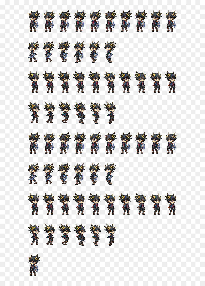 Yusei Fudo - Yusei Fudo Sprite, HD Png Download - yusei fudo png