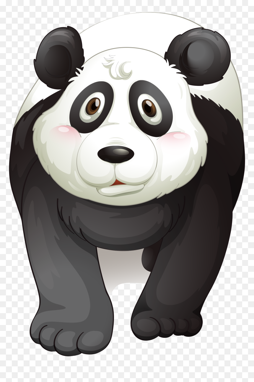 Giant Panda Bear Lion - Denkende Panda, HD Png Download - panda bear png
