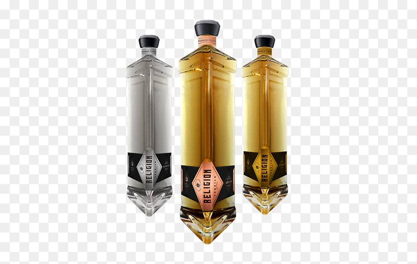 Logo Bottles 3 - Tequila Religion Precio, HD Png Download - true religion png