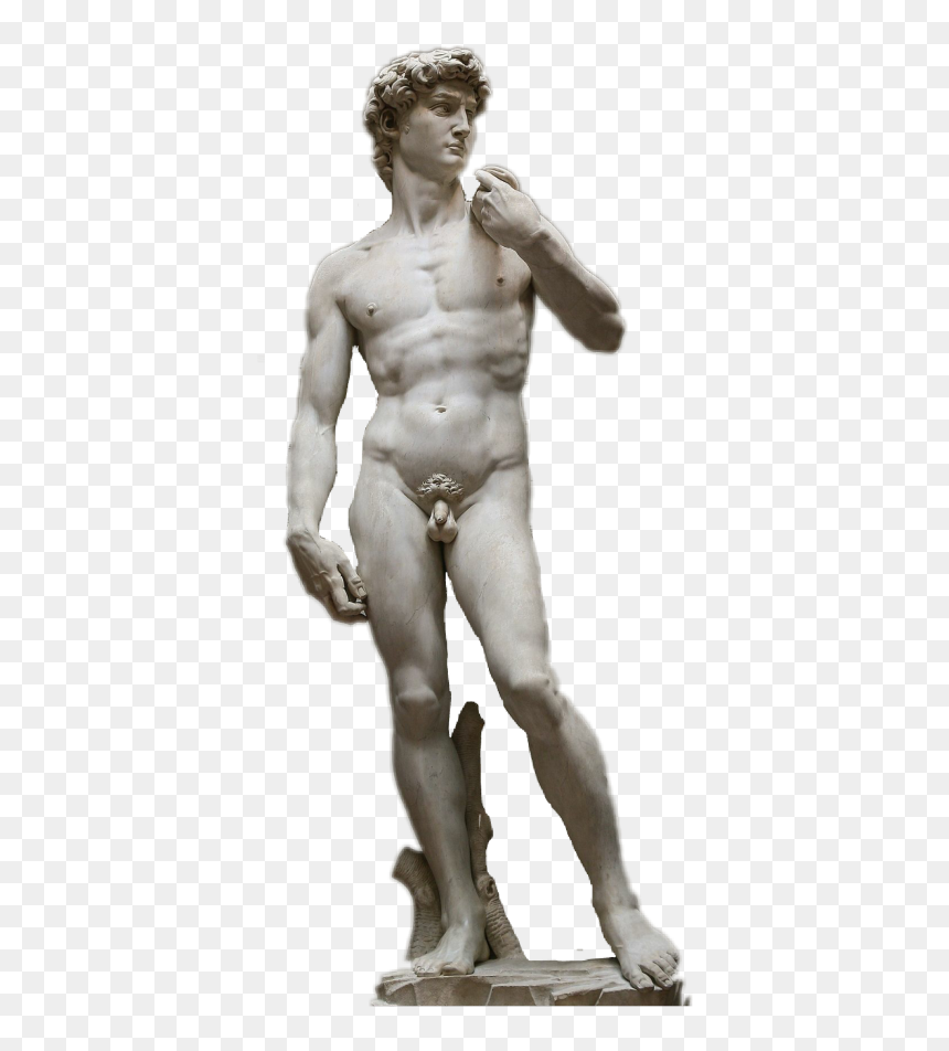 #freetoedit #michelangelo #david #escultura #art #aesthetic - David By Michelangelo Sticker, HD Png Download - statue of david png