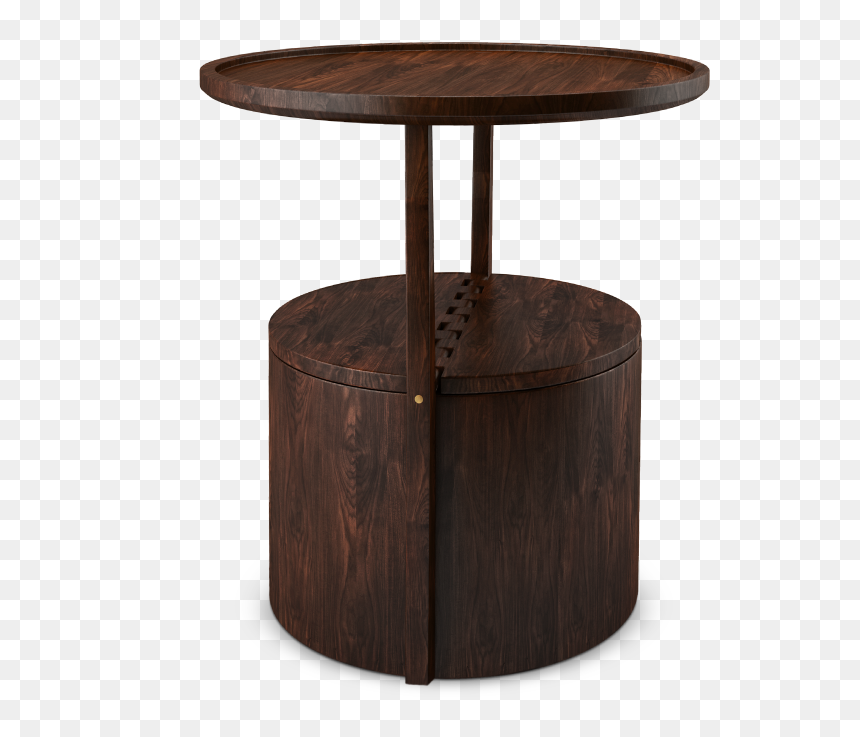 Burton Solid Wood Side Table - Outdoor Table, HD Png Download - side table png