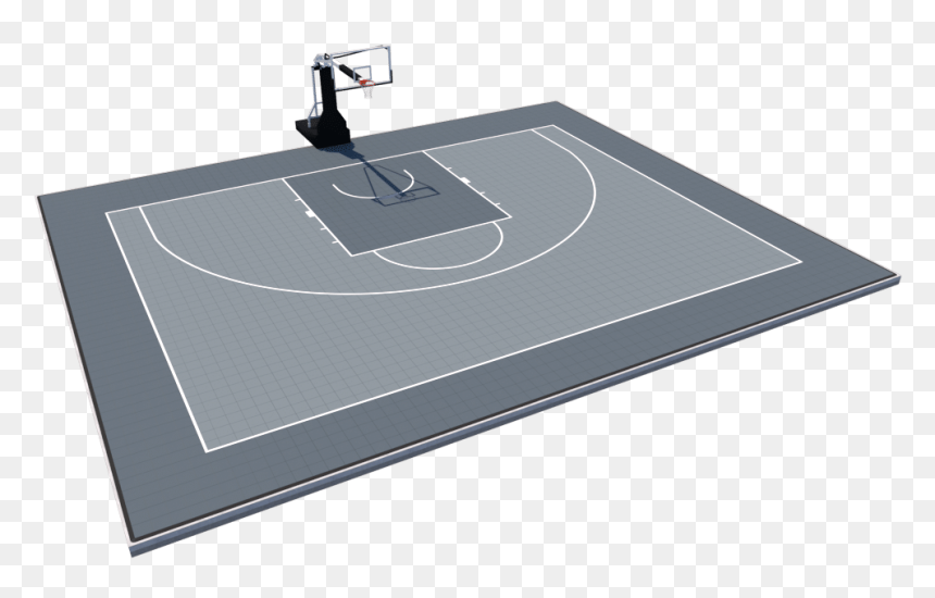 Fiba Basketball Court - Paper, HD Png Download - basketball court floor png