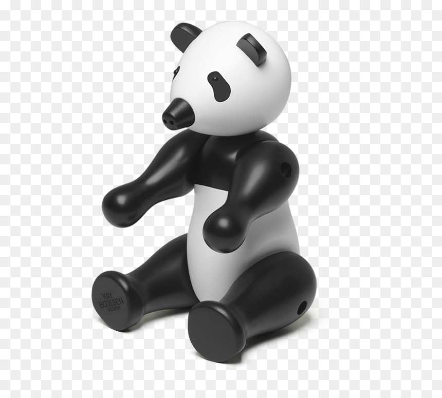 Pandabear Small Black White - Kay Bojesen Panda, HD Png Download - panda bear png