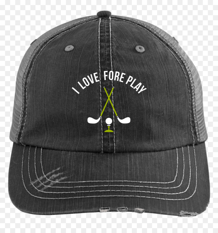 I Love Fore Play Trucker Cap Hats - Embroidery Crane Op Logo, HD Png Download - beer hat png