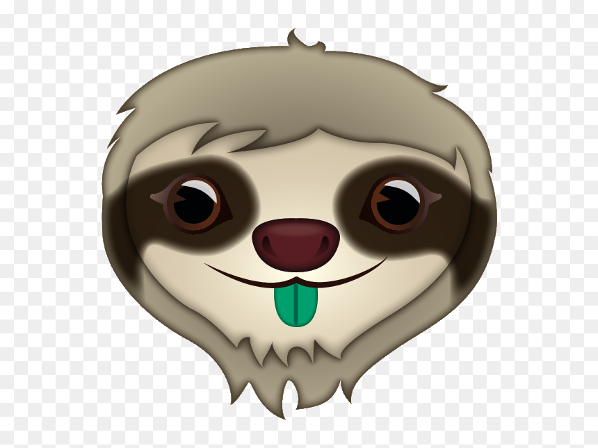 Cartoon, HD Png Download - sloth face png