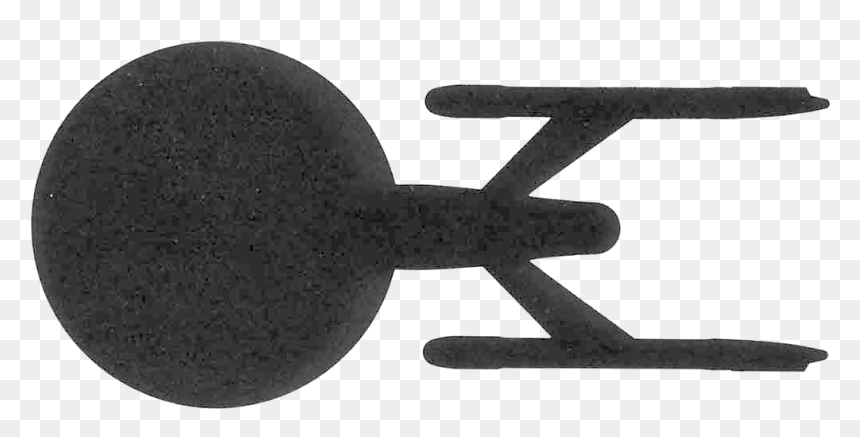 Star Trek Enterprise Silhouette, HD Png Download - star trek ship png