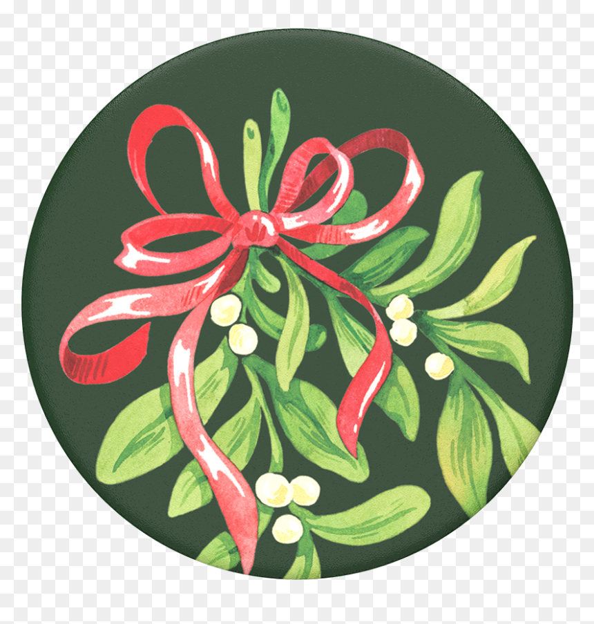 Transparent Mistle Toe Png - Circle, Png Download - mistletoe clipart png