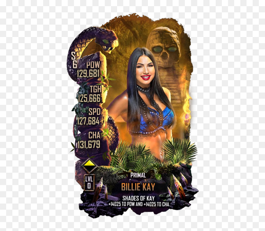 Primal Wwe Supercard, HD Png Download - billie kay png