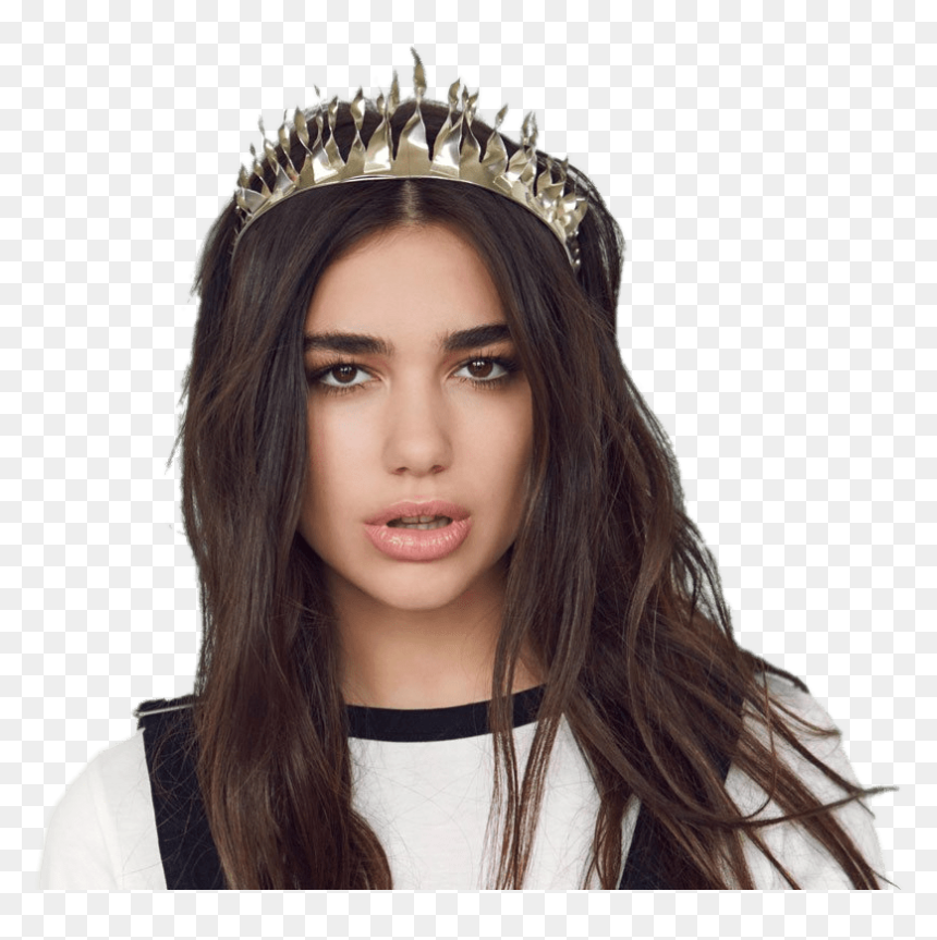 Dua Lipa Wearing Crown - Dua Lipa, HD Png Download - female crown png