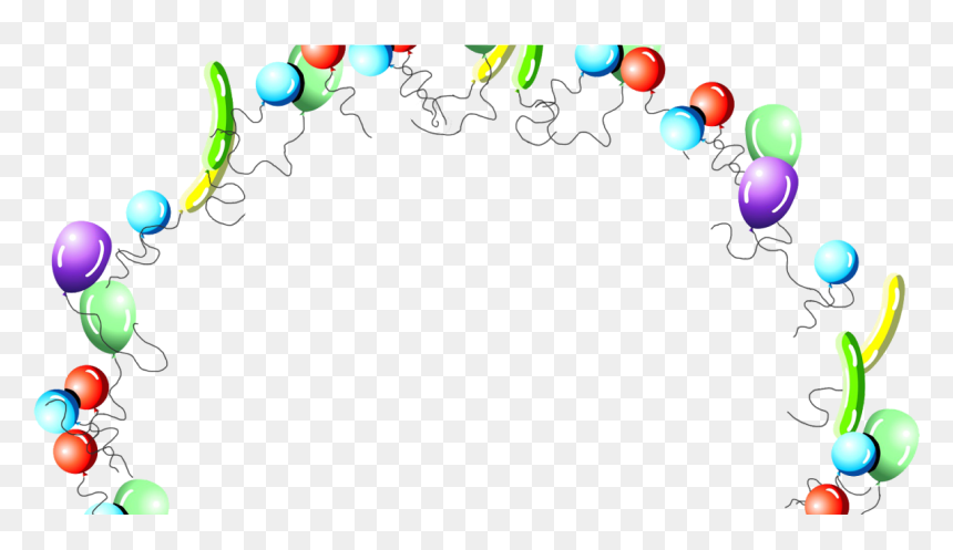 Décosses Dynamite Doodles Freebie Alert Happy Birthday - Birthday Border Circle Png, Transparent Png - happy birthday balloon png