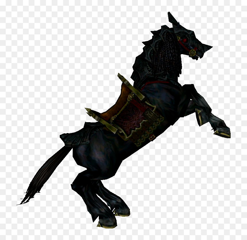 Rearing Ganondorf Horse - Twilight Princess Ganondorf Horse, HD Png Download - rearing horse png