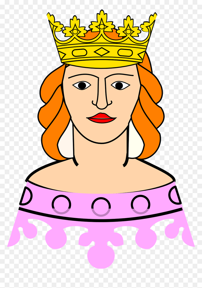Queen Clipart, HD Png Download - female crown png