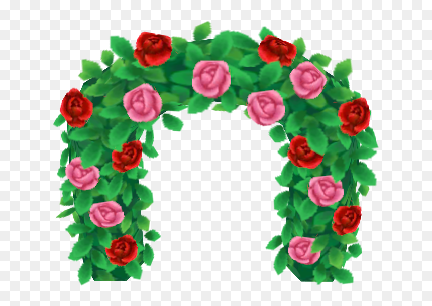 Garden Roses, HD Png Download - flower arch png