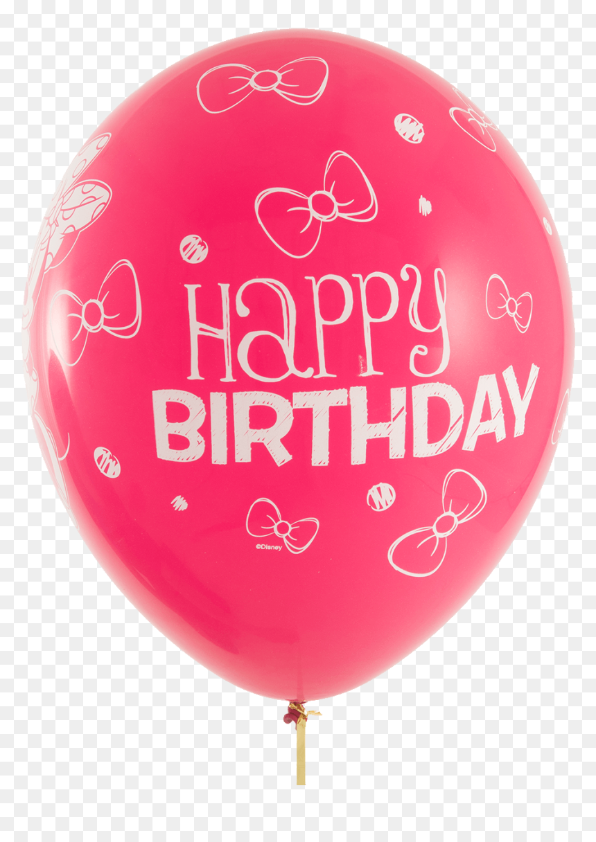 Minnie Mouse Birthday Wild Berry - Balloon, HD Png Download - happy birthday balloon png